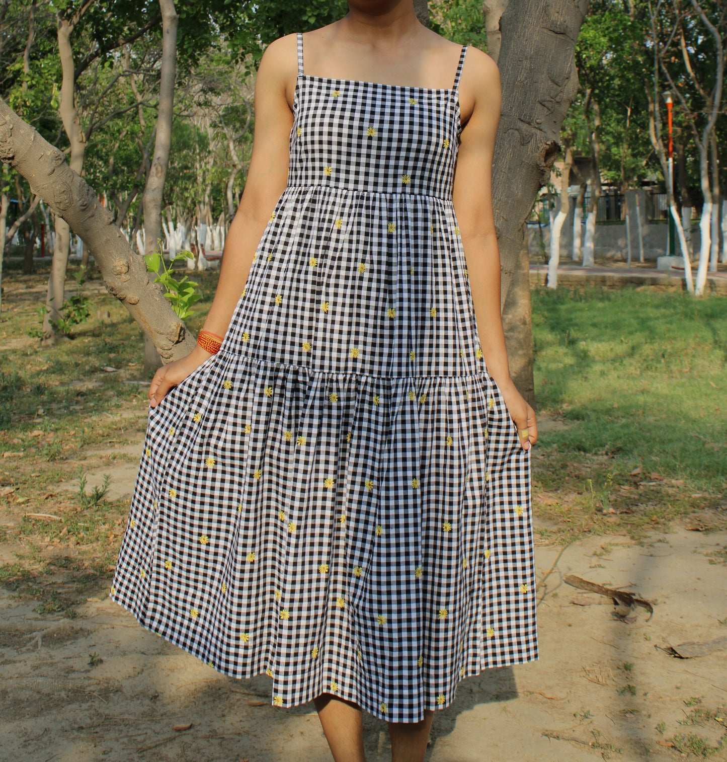 Aria Midi Dress - Daisy