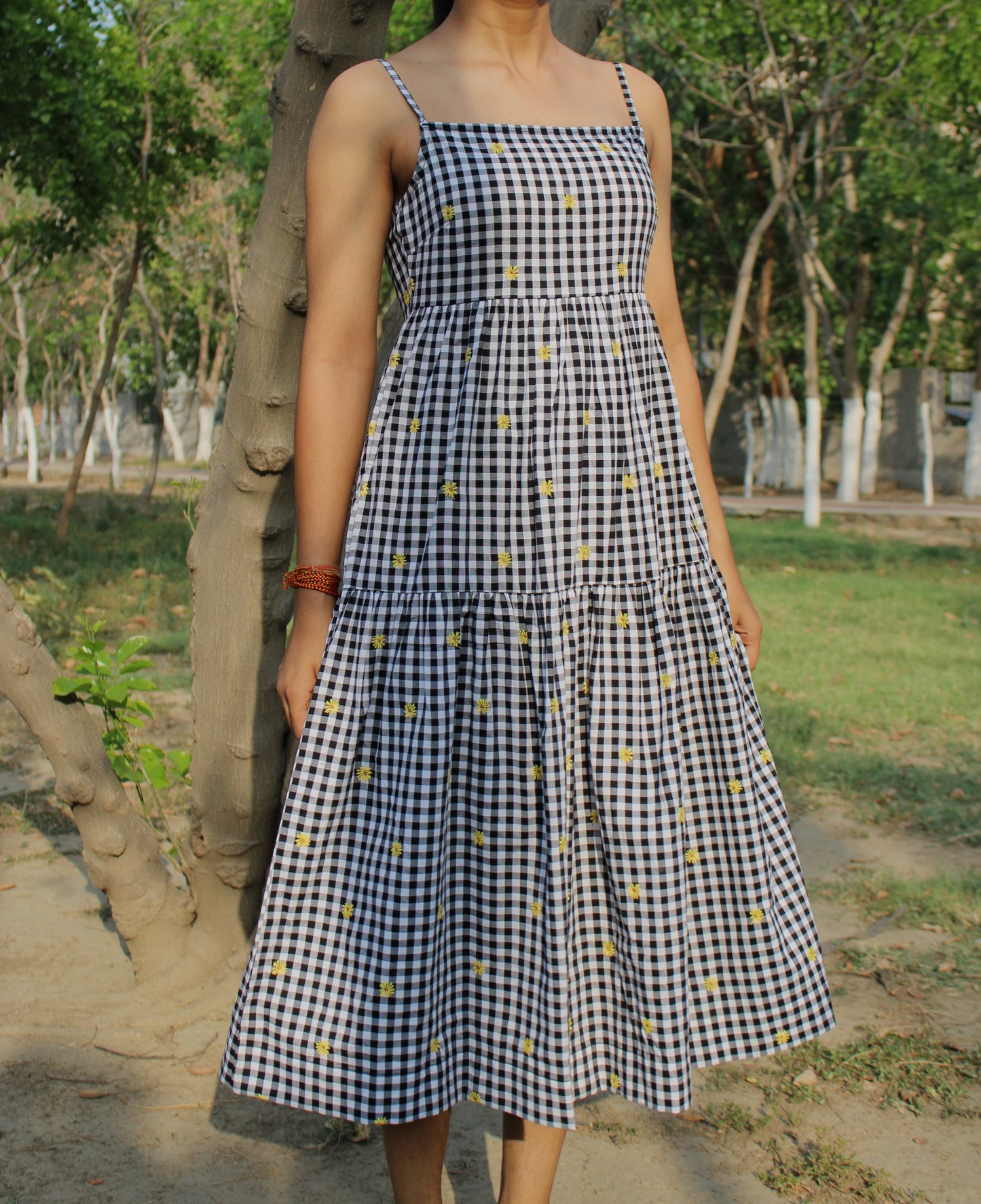 Aria Midi Dress - Daisy