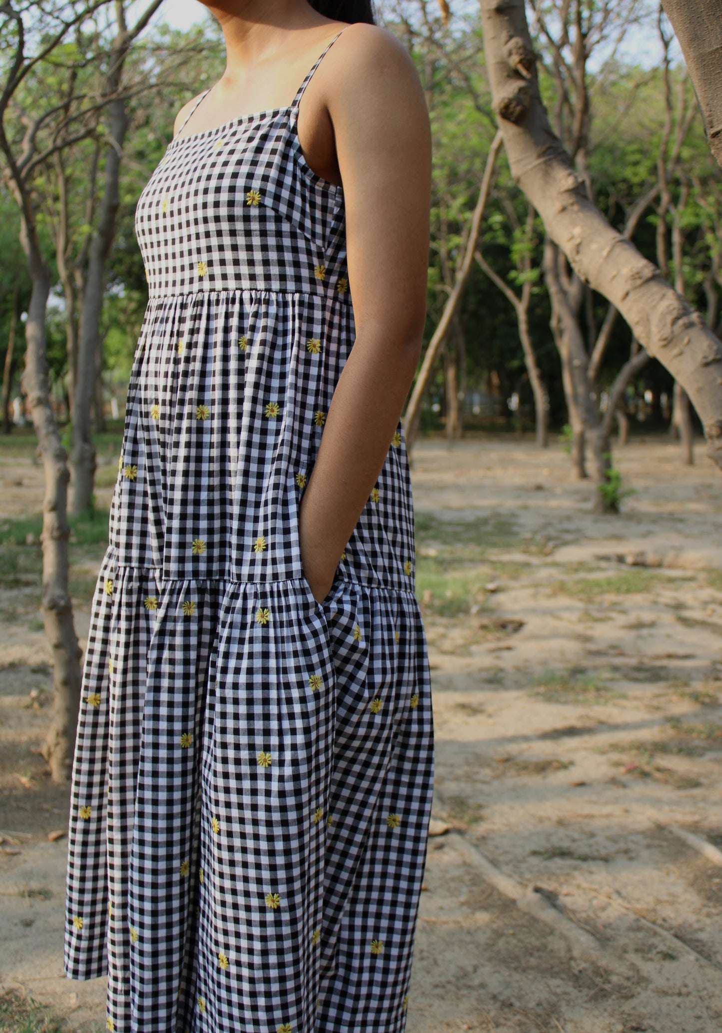 Aria Midi Dress - Daisy