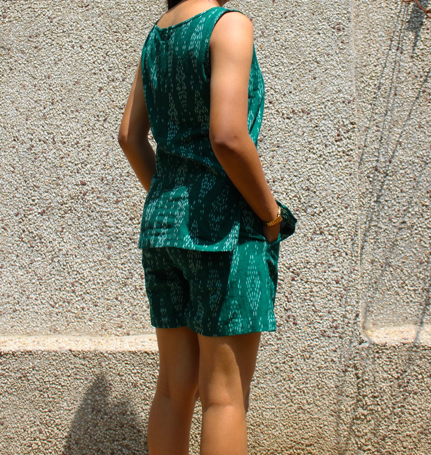 Nirv Co-ord - Ikat Handloom