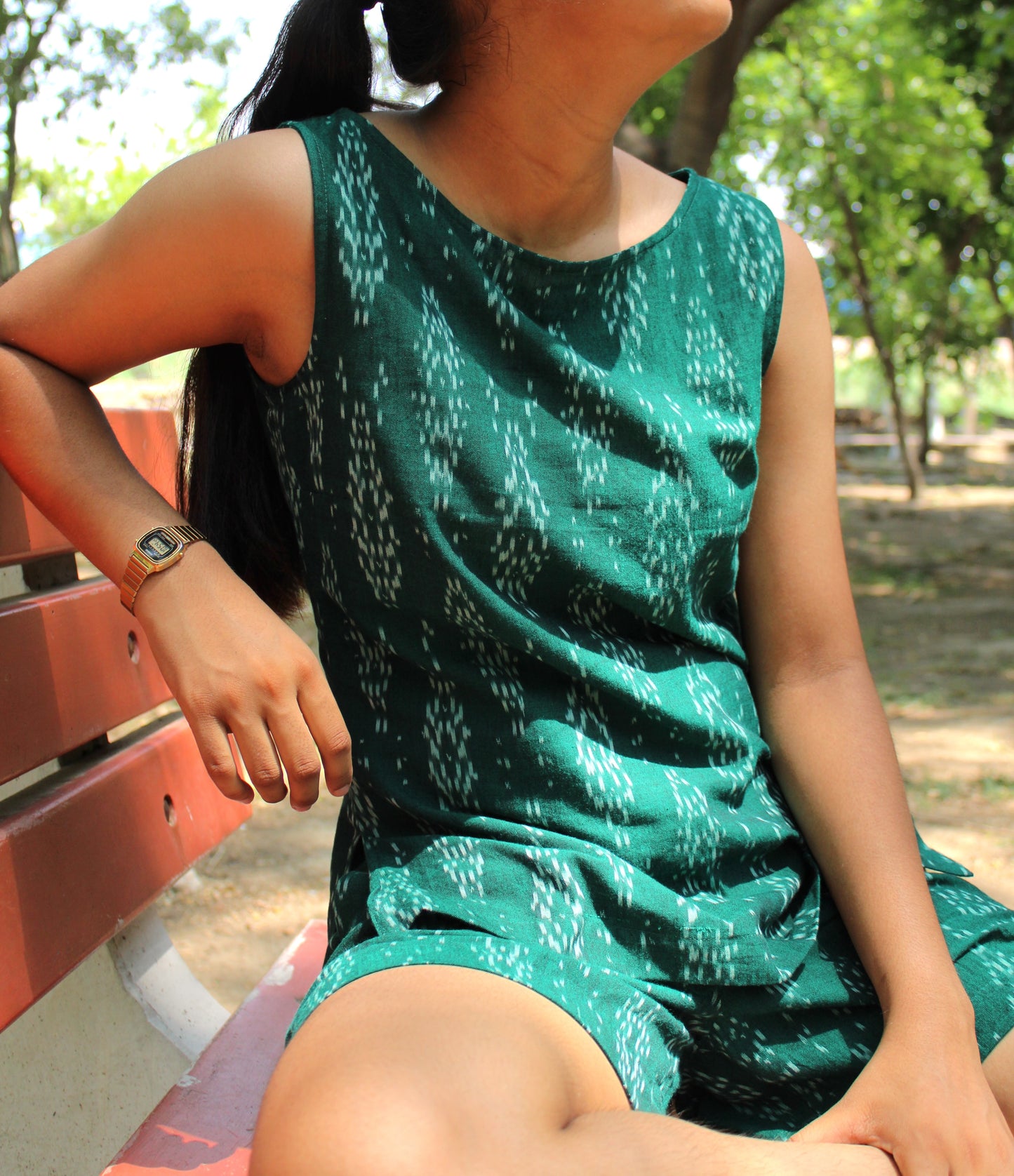 Nirv Co-ord - Ikat Handloom