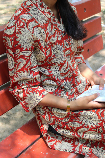 Aru Kurta - Handblock Print