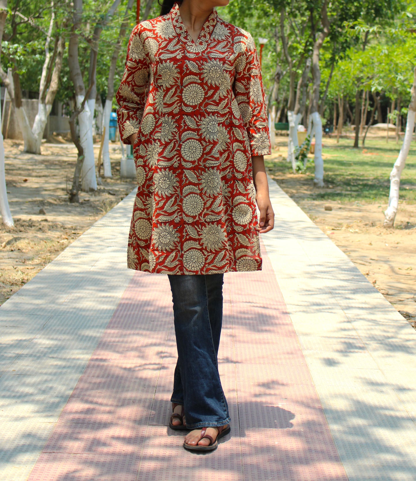 Aru Kurta - Handblock Print