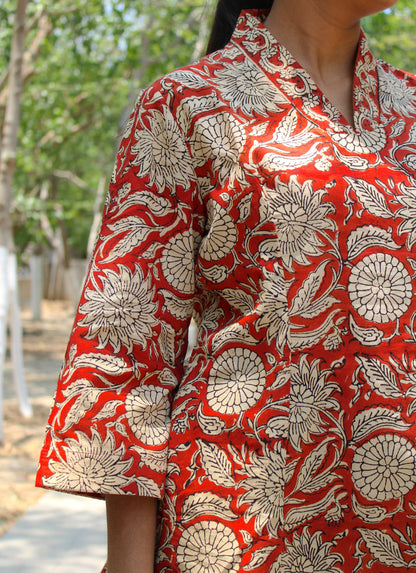 Aru Kurta - Handblock Print