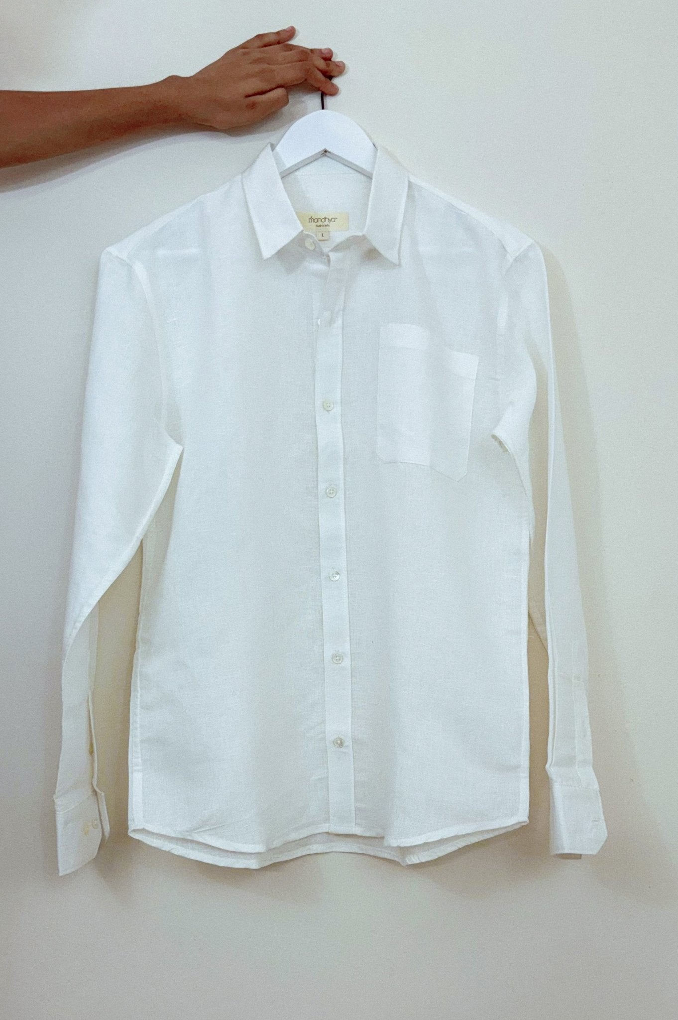 Kai Shirt - Moonlit White - Mandhya