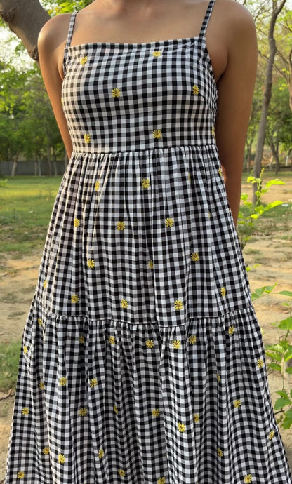 Aria Midi Dress - Daisy